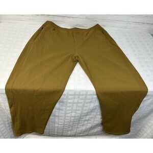 PUBLIC REC Size 40 x 30 Men Teak Yellow Brown Jogger Pants Casual Comfort Gym